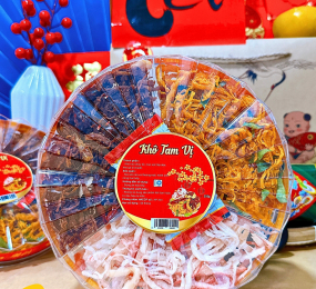 SET Khô Tam Vị 250g - Hộp Sun Khía 3 Ngăn
