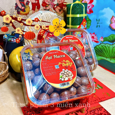Hạt Macca Tây Nguyên 550g - Hộp Chữ Nhật