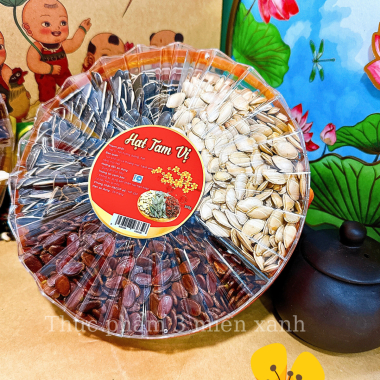 SET Hạt Tam Vị 300g - Hộp Sun 3 Ngăn