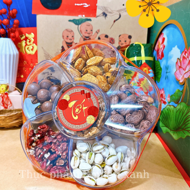 SET Hạt Lục Vị 600g - Hộp Bông Mai
