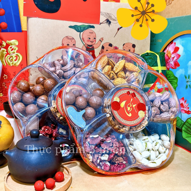 SET Hạt Lục Vị 600g - Hộp Bông Mai