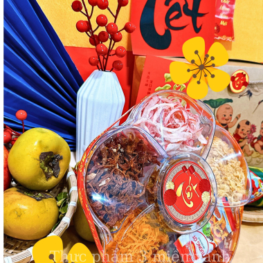 SET Khô Lục Vị 500g - Hộp Bông Mai